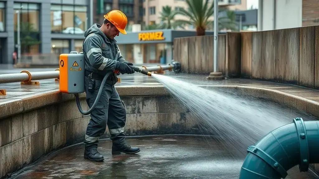 Aplicações do hidrojateamento