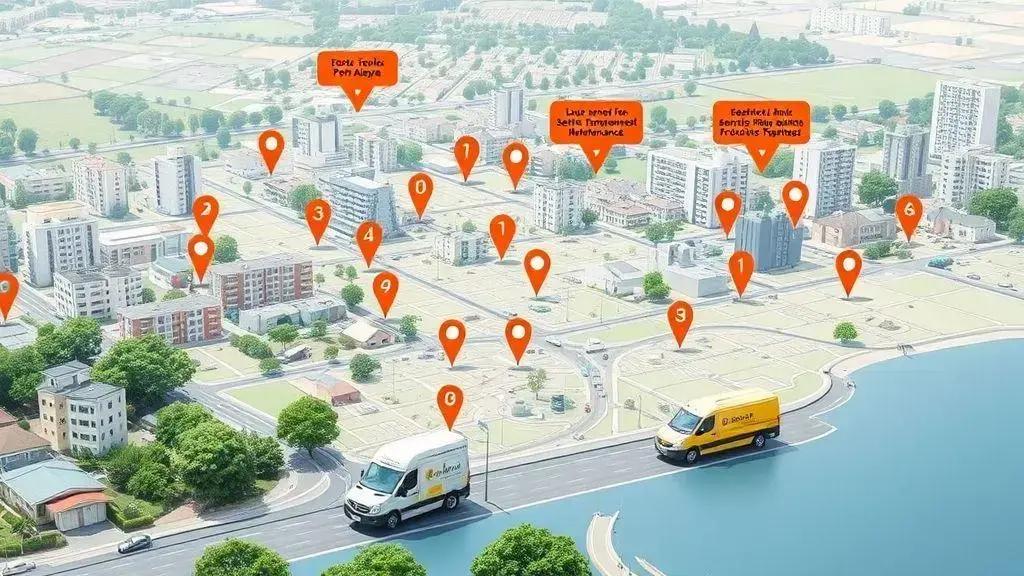 Áreas atendidas em Porto Alegre Áreas atendidas em Porto Alegre