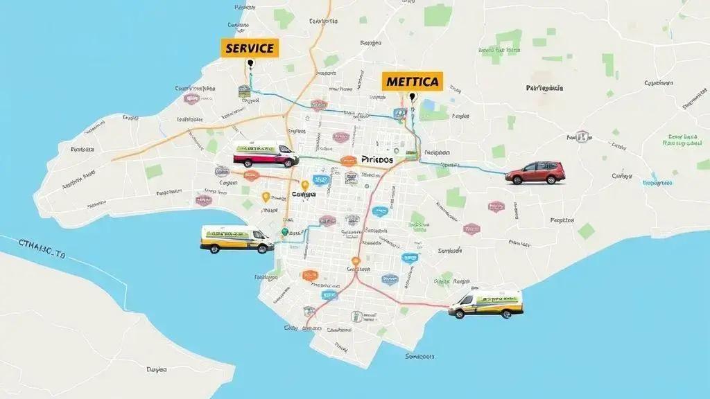 Cobertura local do atendimento rápido Cobertura local do atendimento rápido