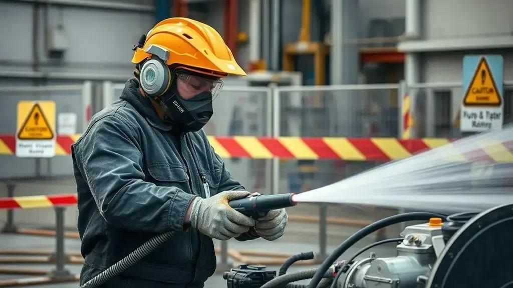 Cuidados e segurança durante o serviço Cuidados e segurança durante o serviço
