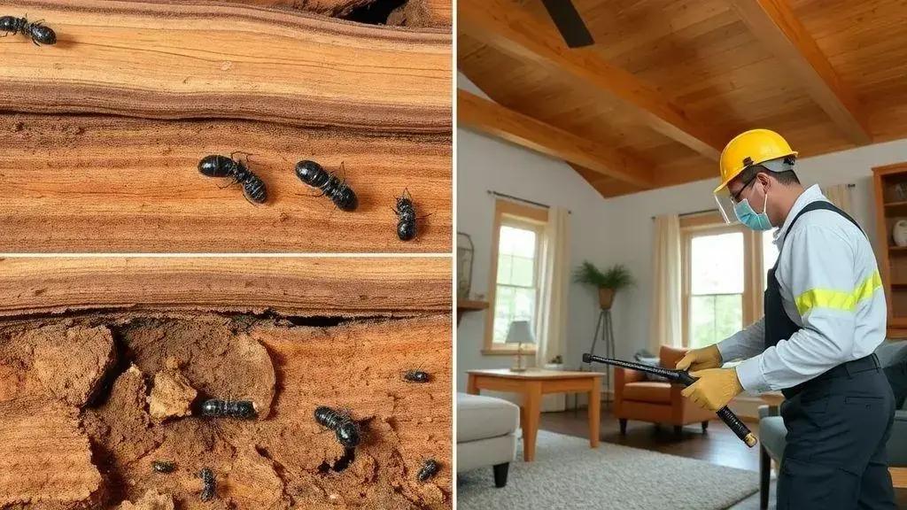 Danos causados por cupins