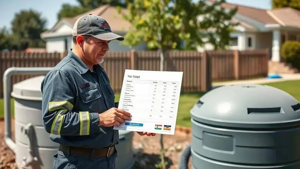 Preços e orçamento para manutenção de fossa