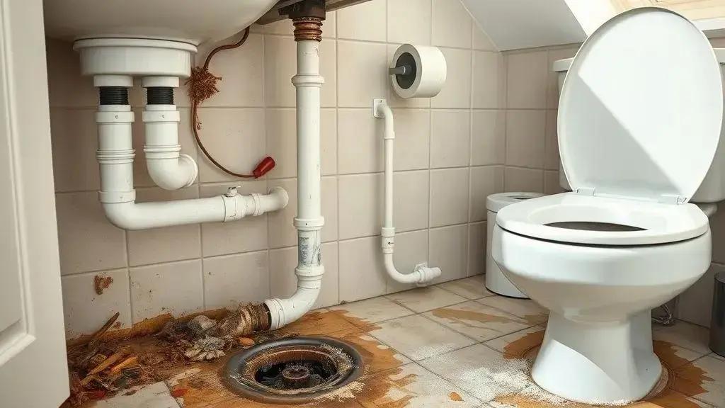 Principais causas de entupimentos em residências