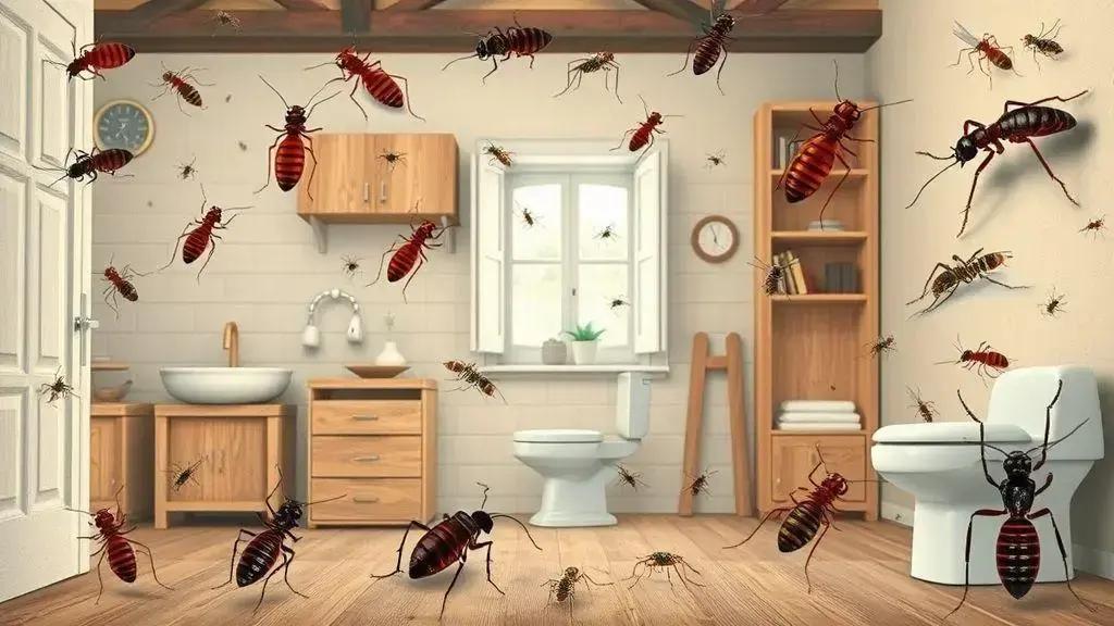 Principais pragas no ambiente residencial Principais pragas no ambiente residencial