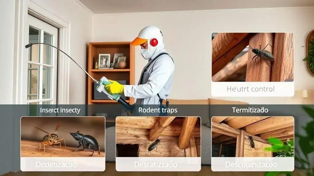 Principais serviços de controle de pragas Principais serviços de controle de pragas