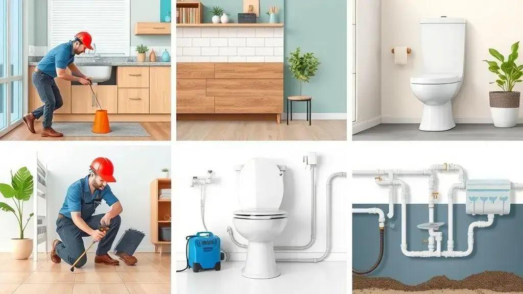 Principais tipos de desentupimento realizados Principais tipos de desentupimento realizados