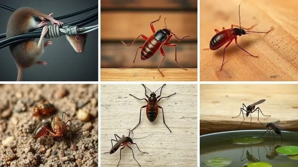 Principais tipos de pragas em Porto Alegre Principais tipos de pragas em Porto Alegre