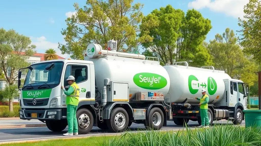 Serviços sustentáveis oferecidos pela Esgotosul Serviços sustentáveis oferecidos pela Esgotosul