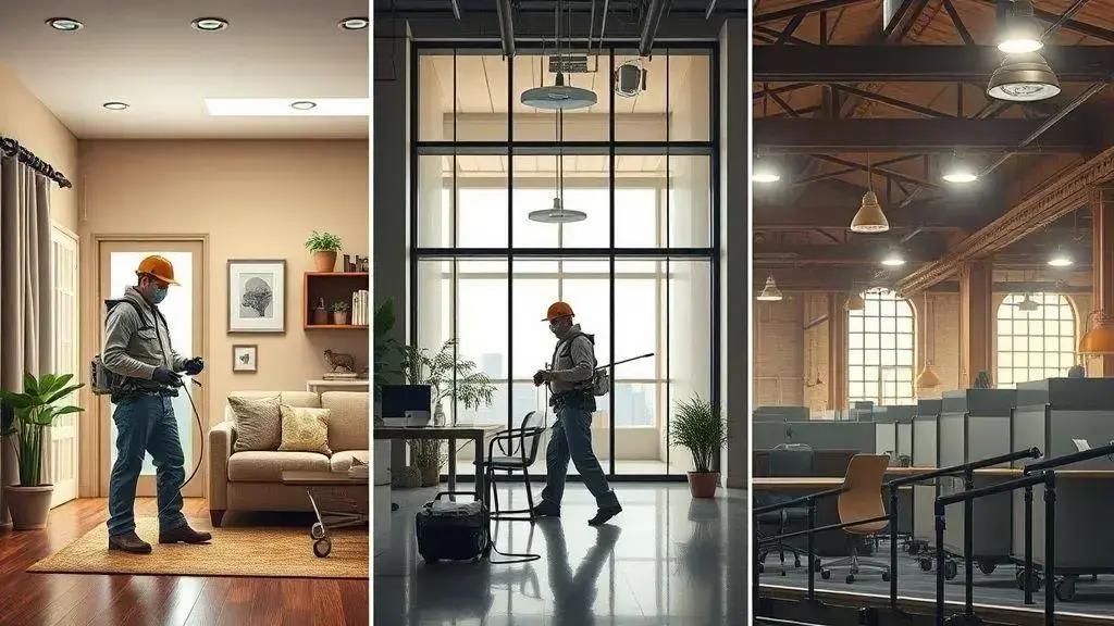 Tipos de dedetização oferecidos