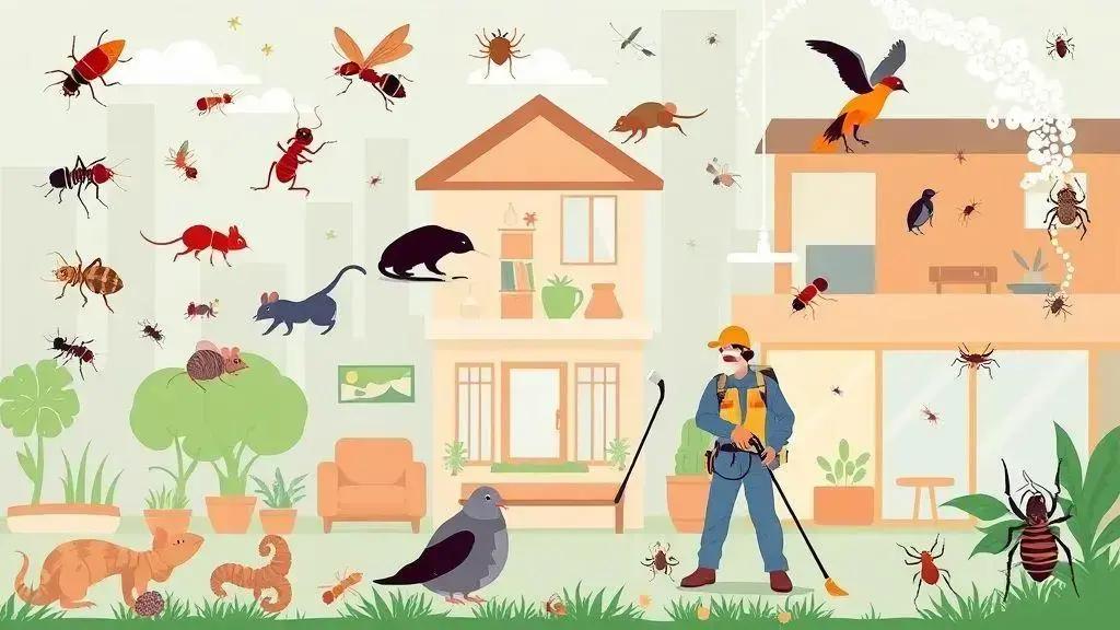 Tipos de pragas atendidas